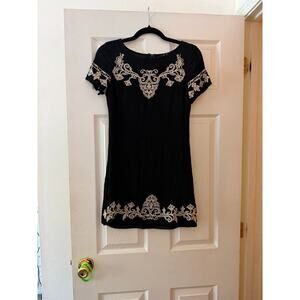 Black and Cream Lulus Dress Size XSmall